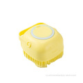 Bàn chải tắm thú cưng Massage Brush Silicone Cleaning Brush